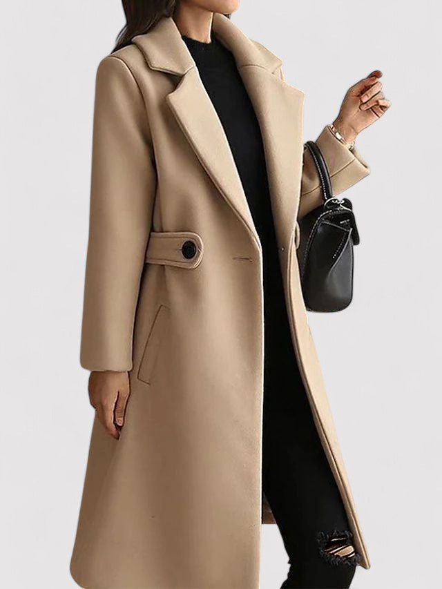 Elise – Belted Winter Élegance
