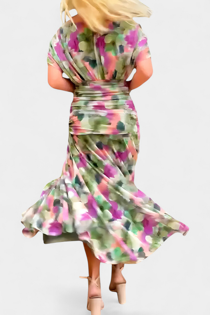 Elowen™ | Robe longue fleurie – Élégance