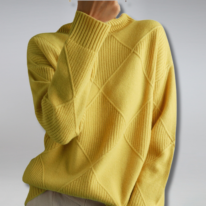 Zerina™ | Pull chic à col montant – Élégance