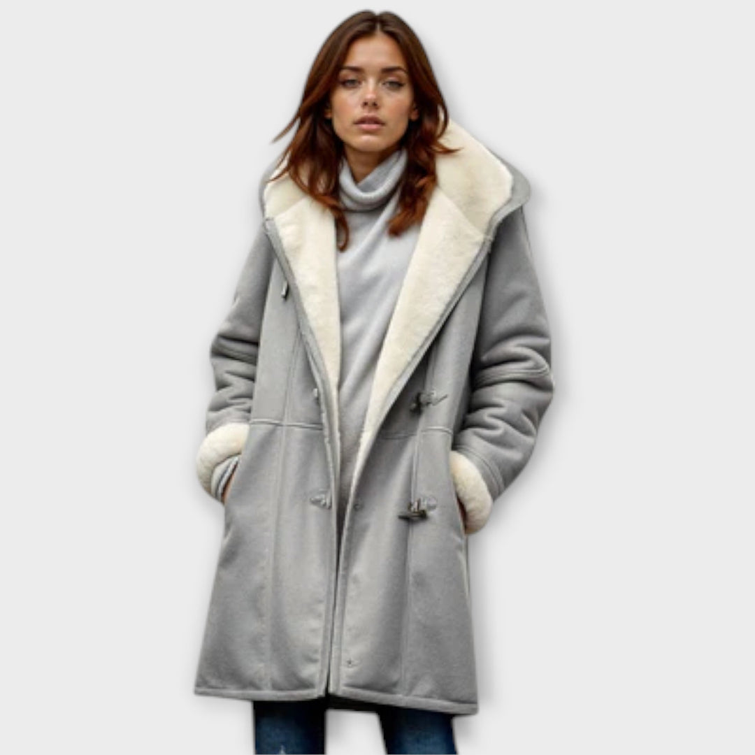 Antonia – Manteau Doublé Fourrure – Élégance