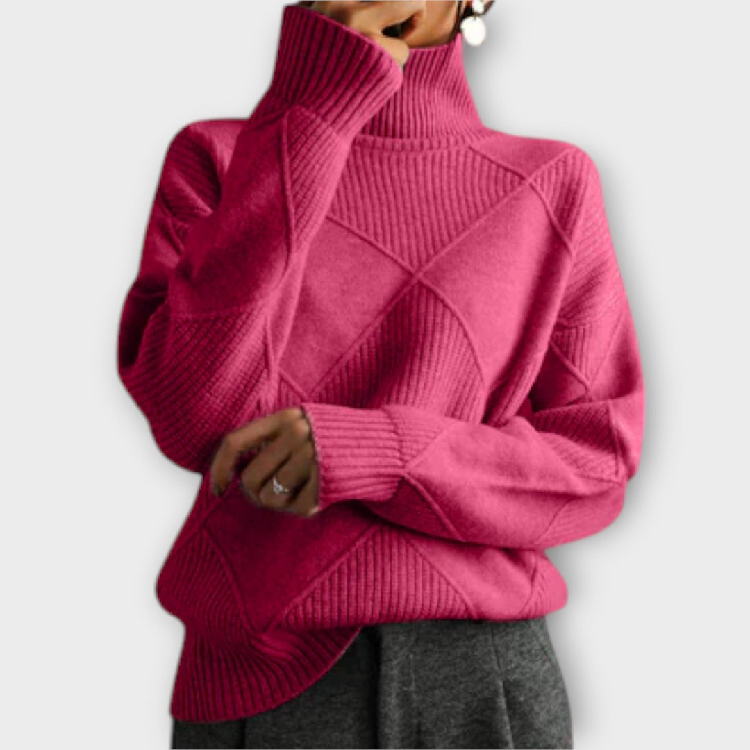 Melanie™ | Pull à col roulé confortable – Élégance