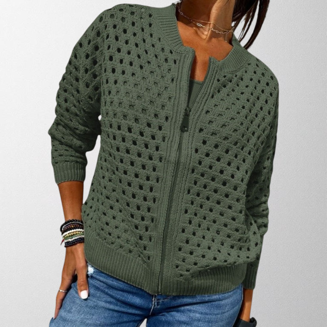Céliane™ | Cardigan en maille premium – Élégance