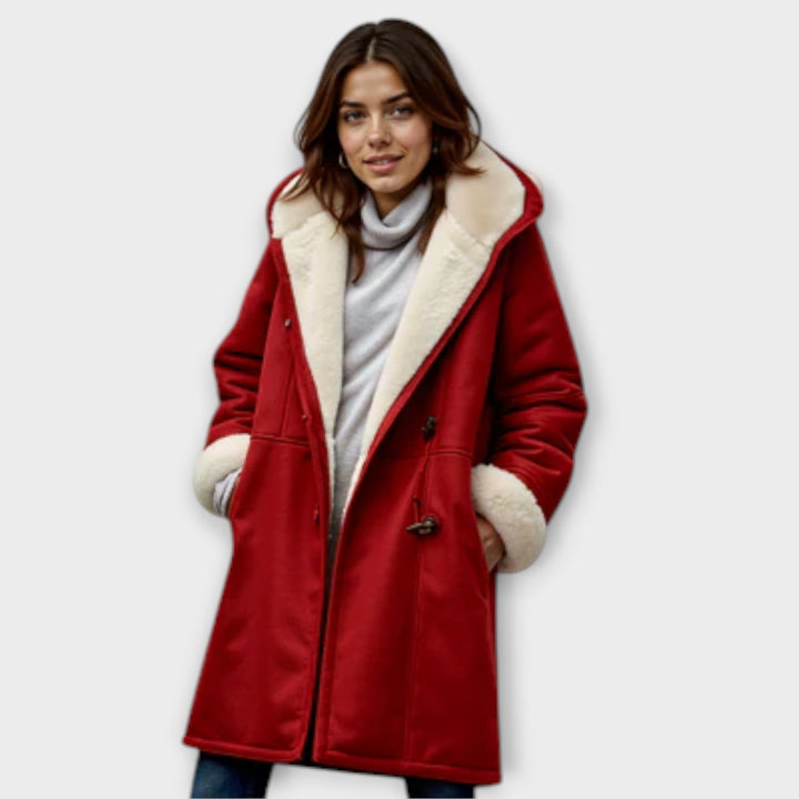 Antonia – Manteau Doublé Fourrure – Élégance