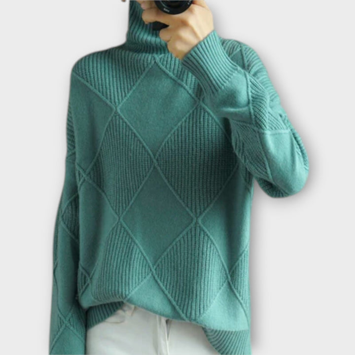 Melanie™ | Pull à col roulé confortable – Élégance