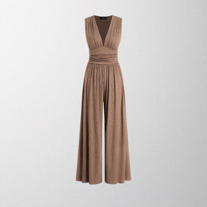 Jasmine™ | Combinaison chic sans manches – Élégance