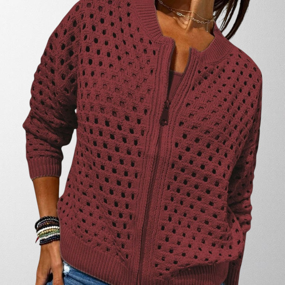 Céliane™ | Cardigan en maille premium – Élégance