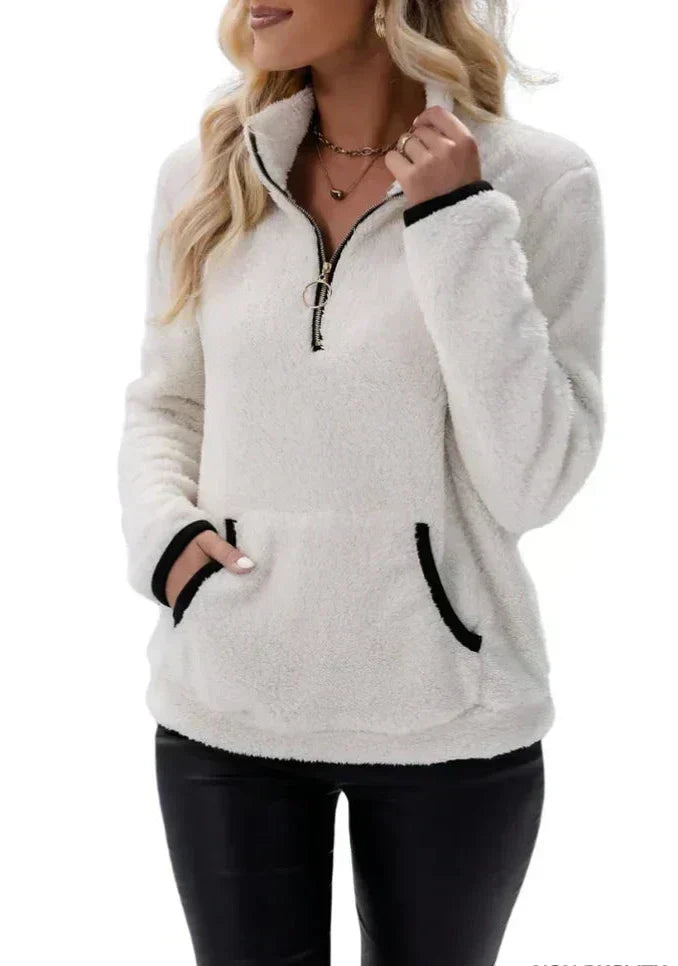 Elisa™ | Pull en maille sherpa – Élégance