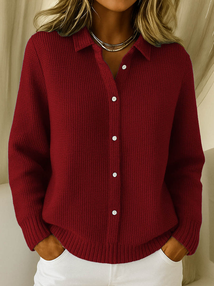 Eleanor™ | Cardigan classique en maille à boutons – Élégance