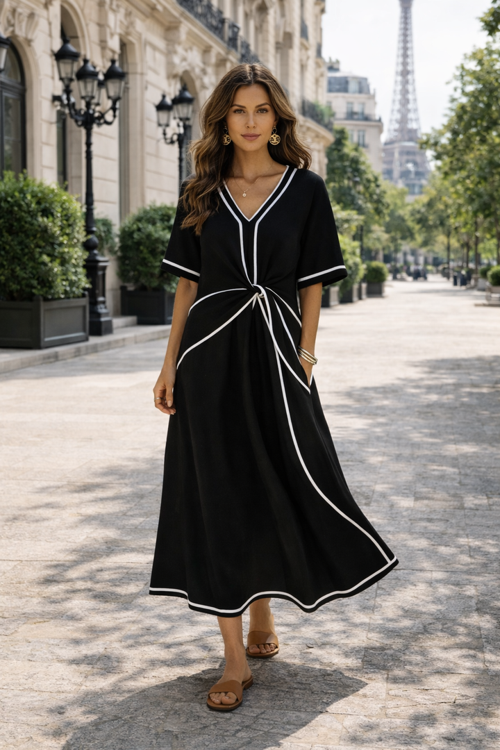 Ema - Robe d'été rayée | Élégance