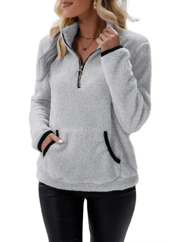 Elisa™ | Pull en maille sherpa – Élégance