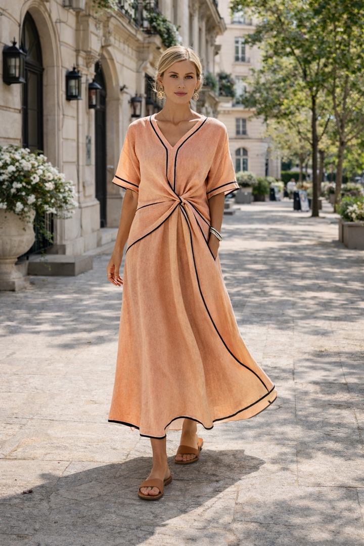 Ema - Robe d'été rayée | Élégance