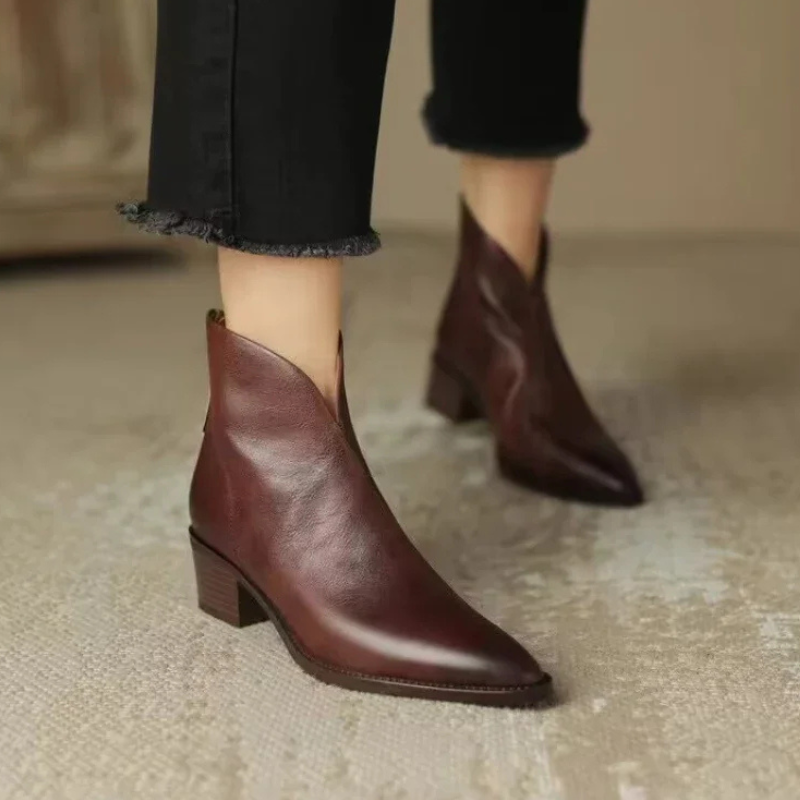 Maël™ | Bottes en cuir – Élégance