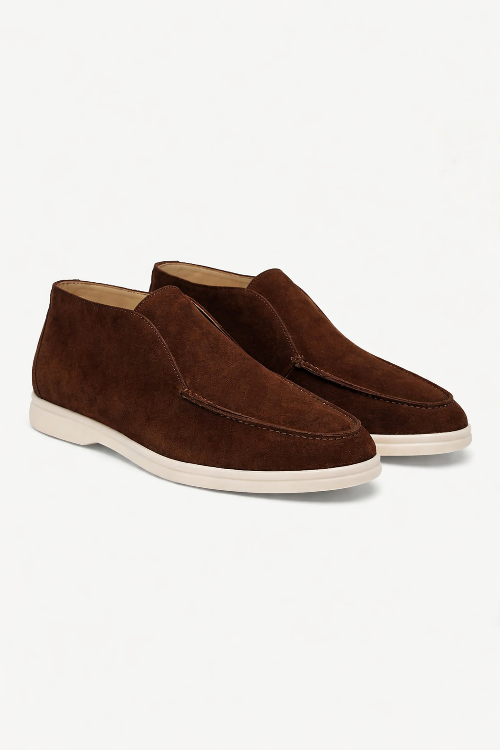 Old Money™ | Mocassins montants en daim – Élégance