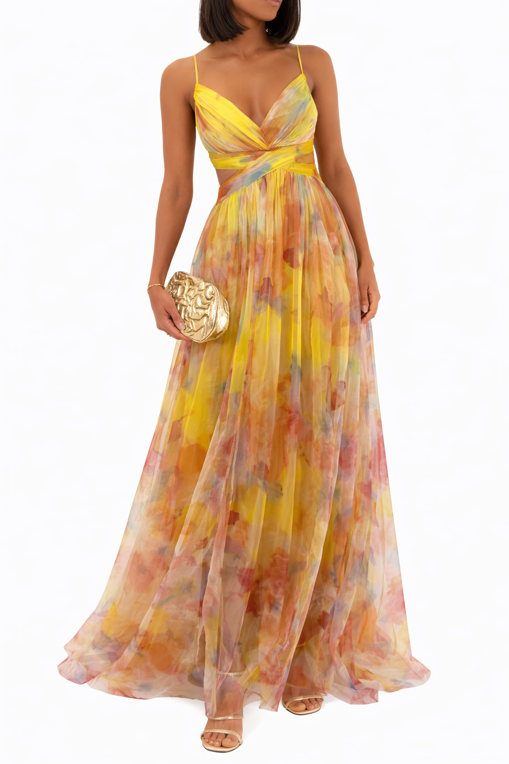 Rita| Maxi-robe Envoûtante avec Imprimé Floral | Élégance
