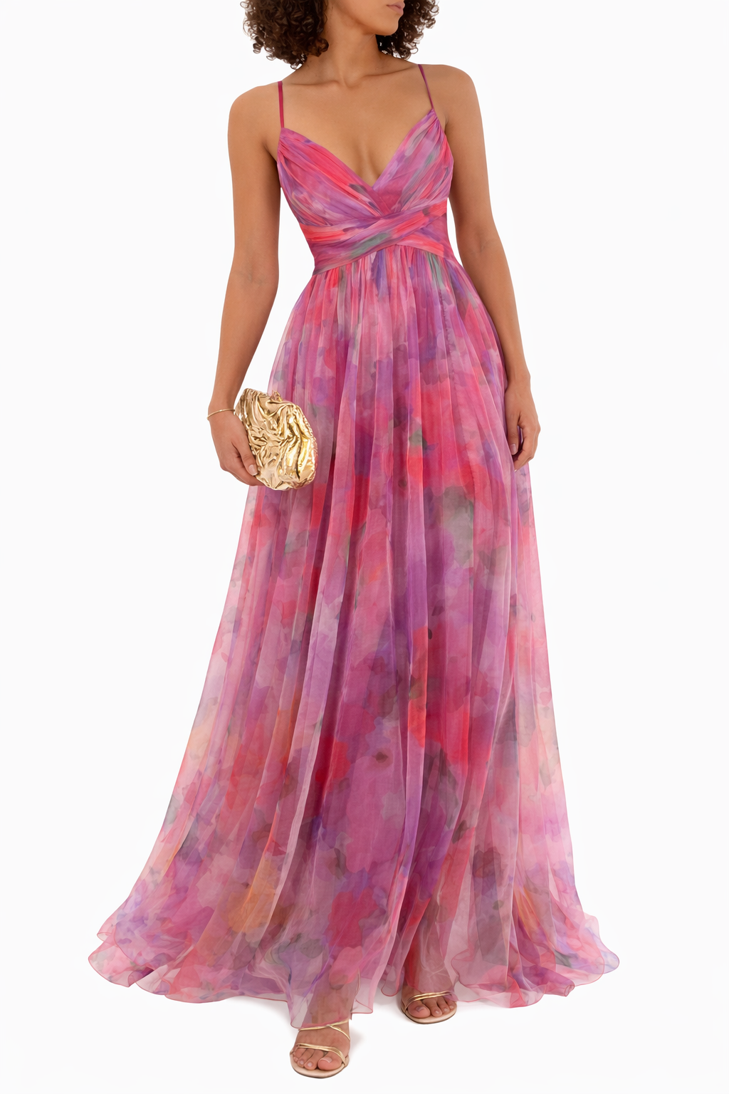 Rita| Maxi-robe Envoûtante avec Imprimé Floral | Élégance