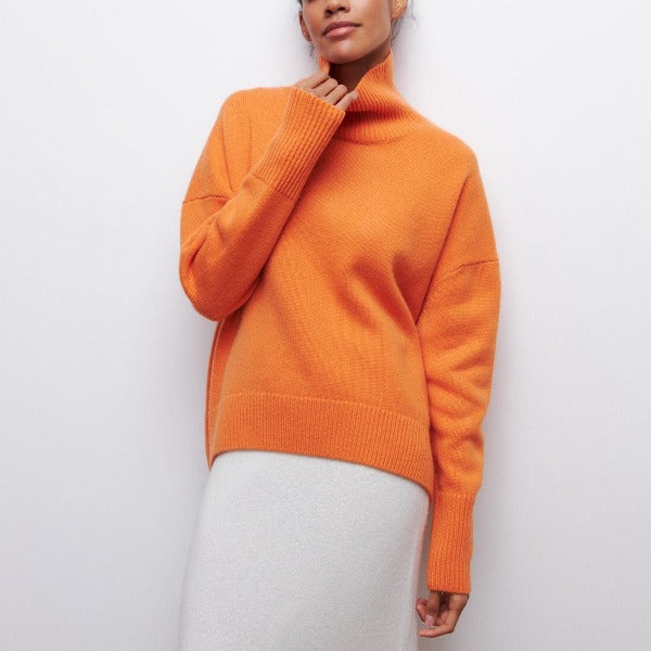 Katrielle™ | Pull à col roulé confortable – Élégance