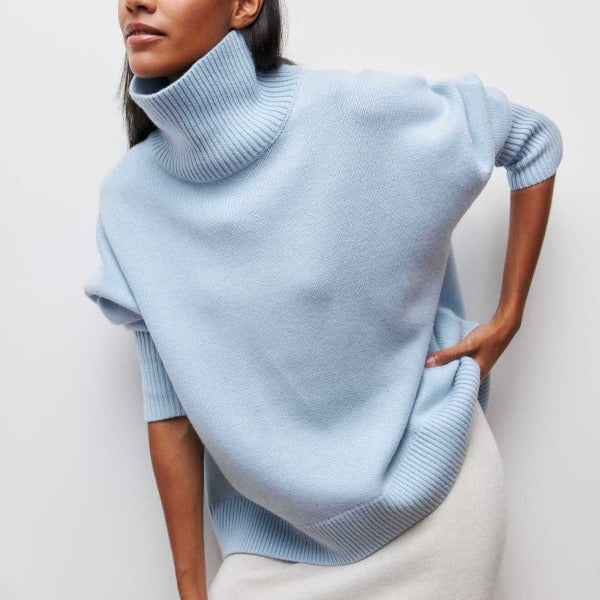 Katrielle™ | Pull à col roulé confortable – Élégance