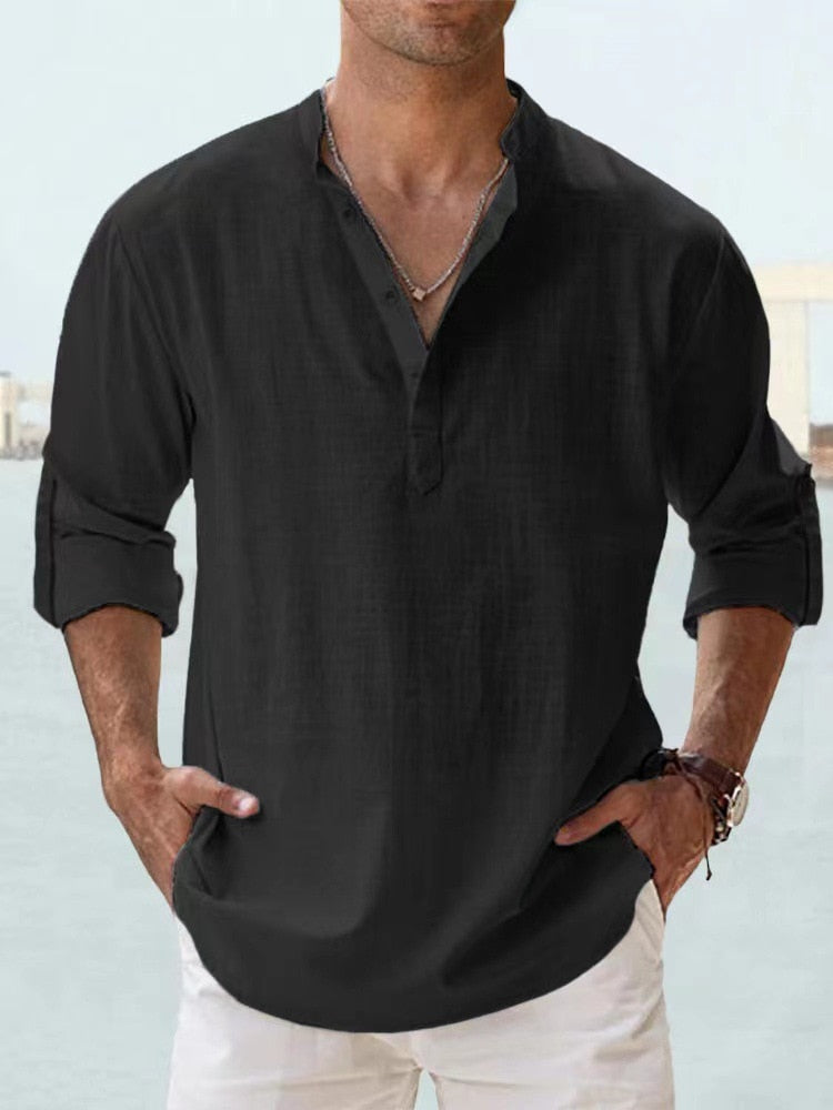 Vince™ | Chemise en lin – Élégance