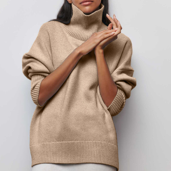 Katrielle™ | Pull à col roulé confortable – Élégance