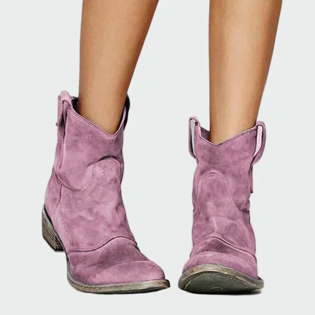 Bottines™ | Bottes cowboy rétro à chevilles – Élégance