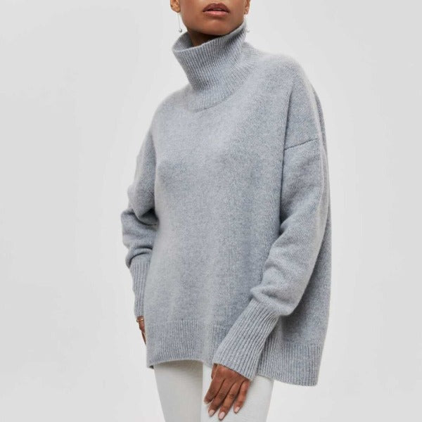 Katrielle™ | Pull à col roulé confortable – Élégance
