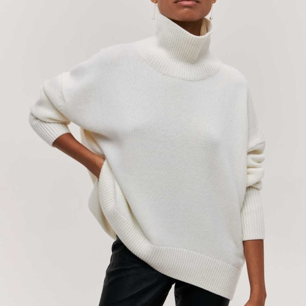 Katrielle™ | Pull à col roulé confortable – Élégance