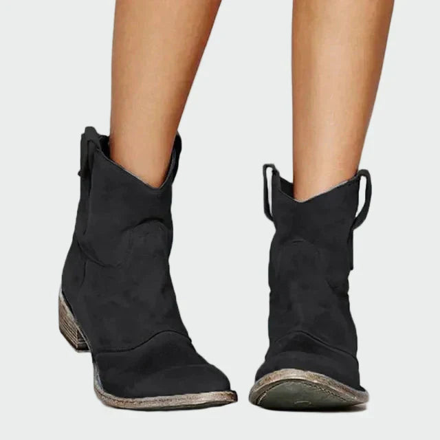 Bottines™ | Bottes cowboy rétro à chevilles – Élégance