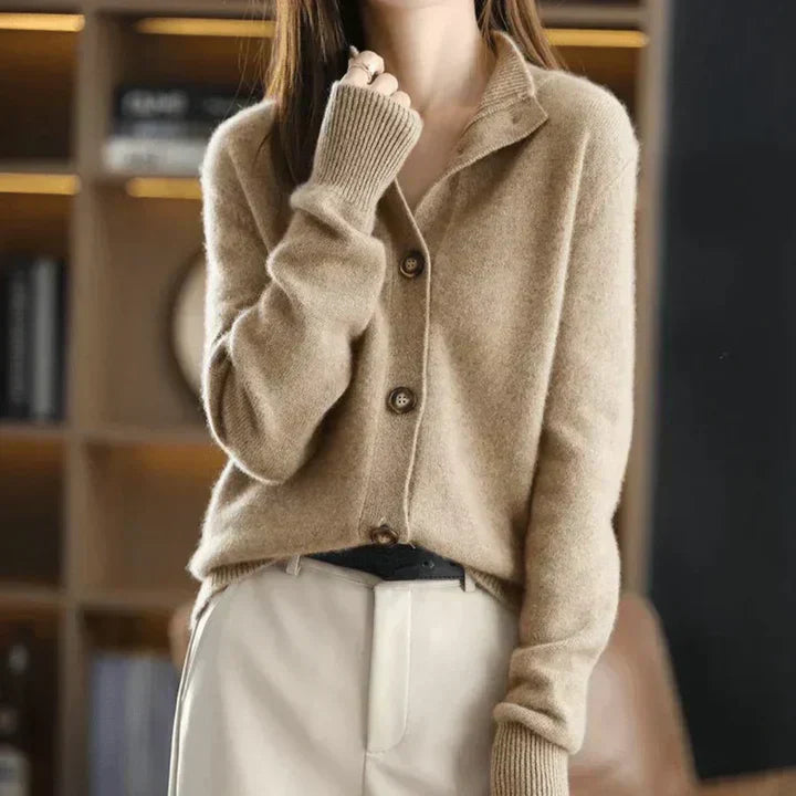 Aria™ | Cardigan confortable à boutons – Élégance