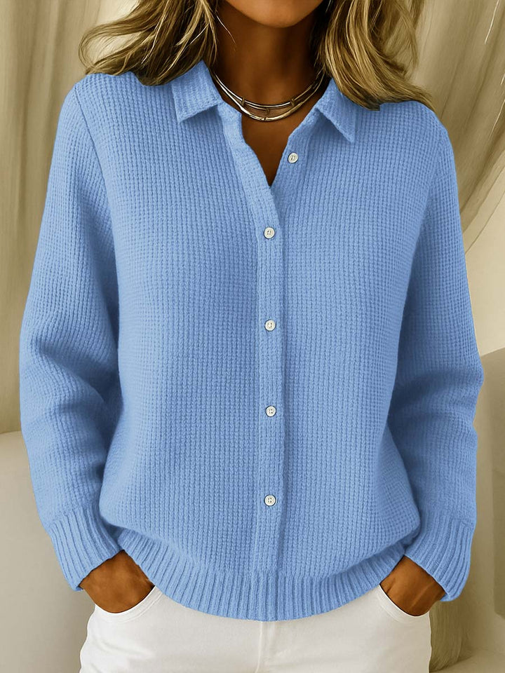 Eleanor™ | Cardigan classique en maille à boutons – Élégance