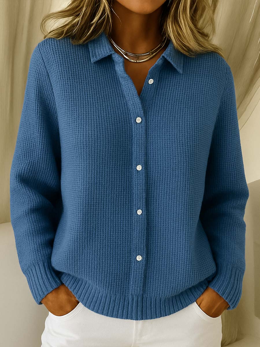 Eleanor™ | Cardigan classique en maille à boutons – Élégance