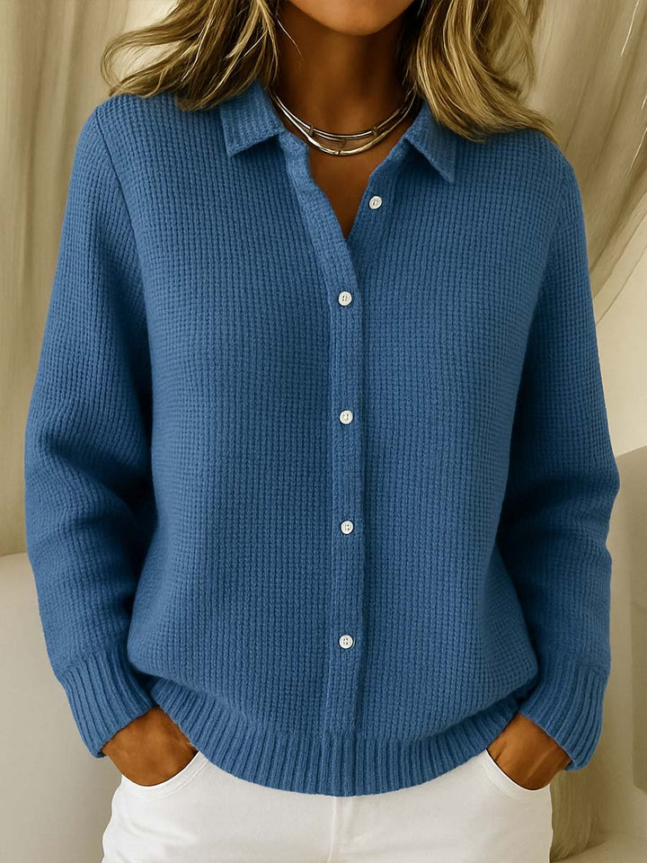 Eleanor™ | Cardigan classique en maille à boutons – Élégance