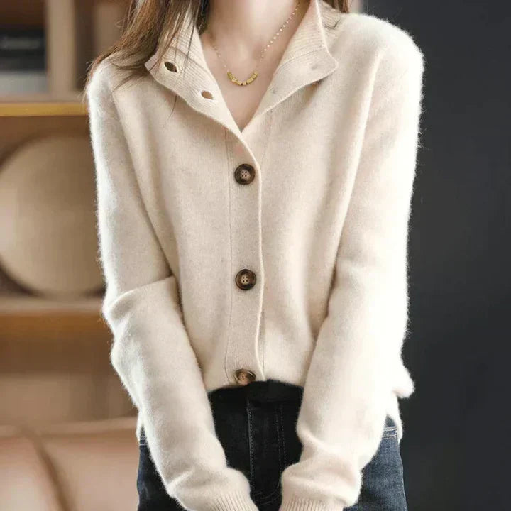 Aria™ | Cardigan confortable à boutons – Élégance