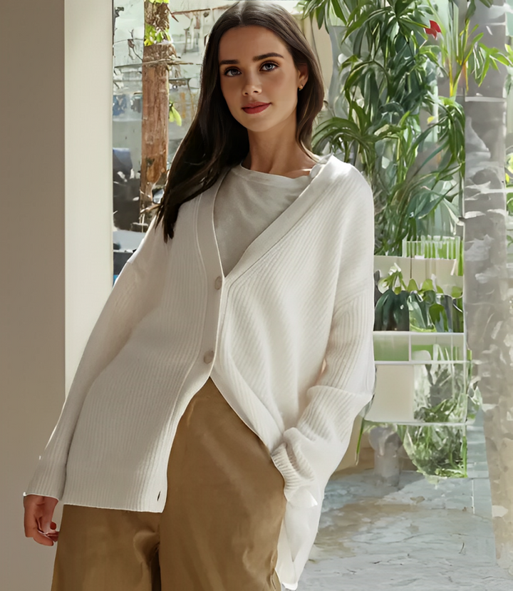 Federica™ | Cardigan élégant à boutons – Élégance