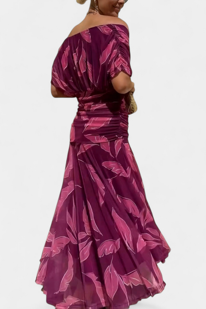 Elowen™ | Robe longue fleurie – Élégance