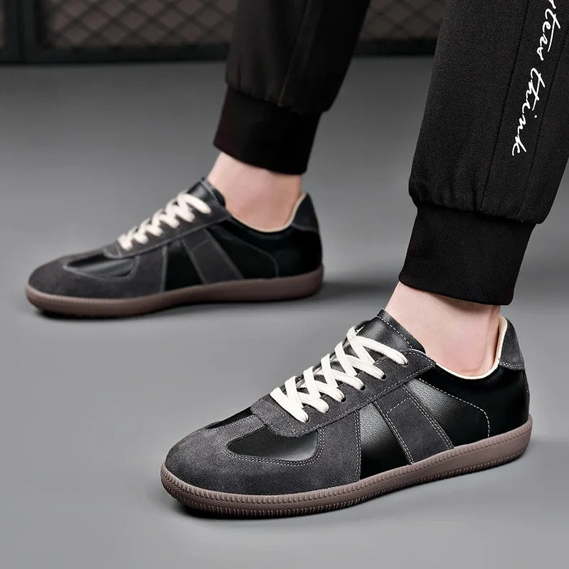 Oliver™ | Baskets en cuir véritable – Élégance