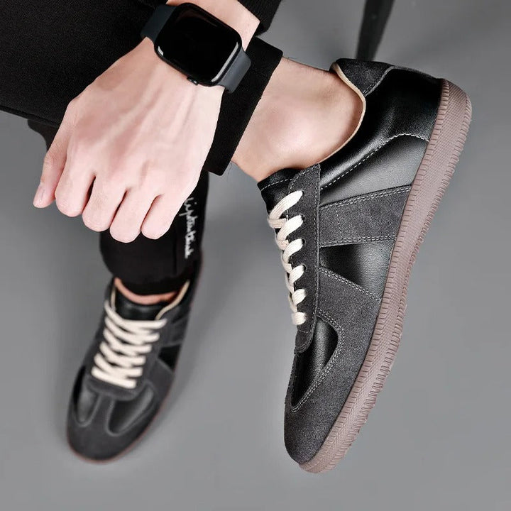 Oliver™ | Baskets en cuir véritable – Élégance