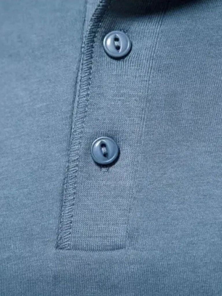 Henley™ | T-shirt à col Henley – Élégance