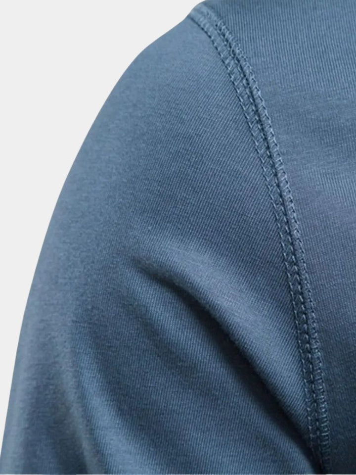 Henley™ | T-shirt à col Henley – Élégance