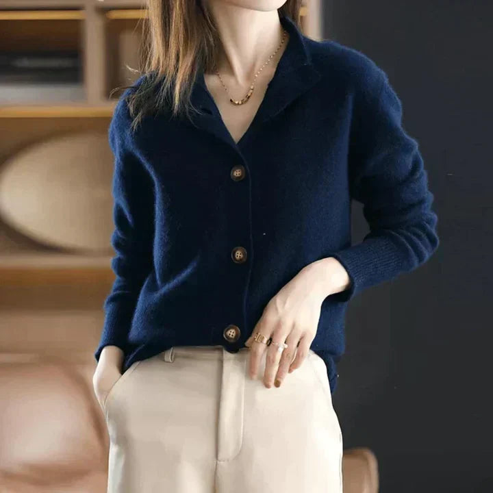 Aria™ | Cardigan confortable à boutons – Élégance