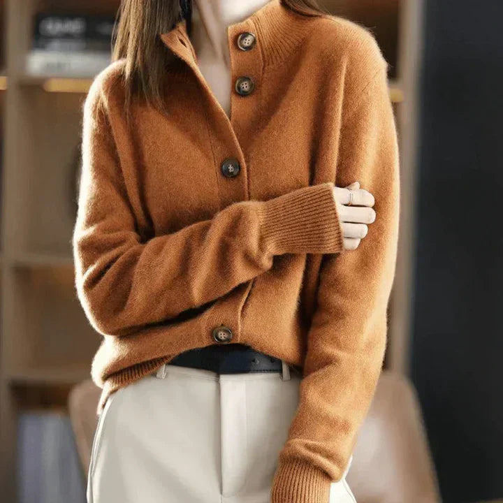 Aria™ | Cardigan confortable à boutons – Élégance