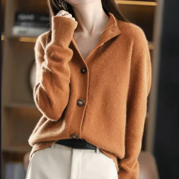 Aria™ | Cardigan confortable à boutons – Élégance